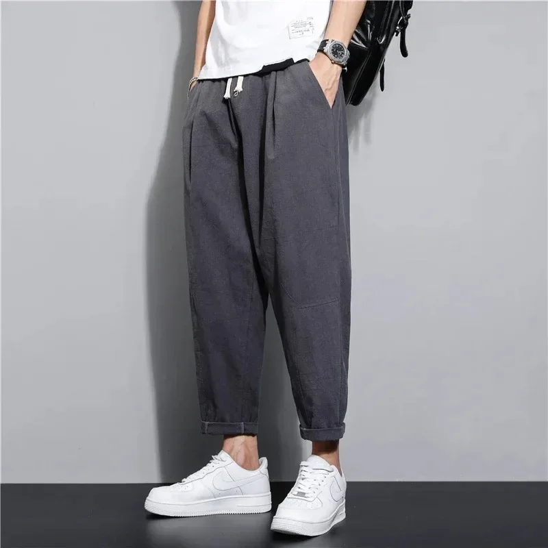 

Spring and Summer New Trendy and Versatile Casual Loose Sports Pi Shuai Breathable Pants Men Pants Track Pants