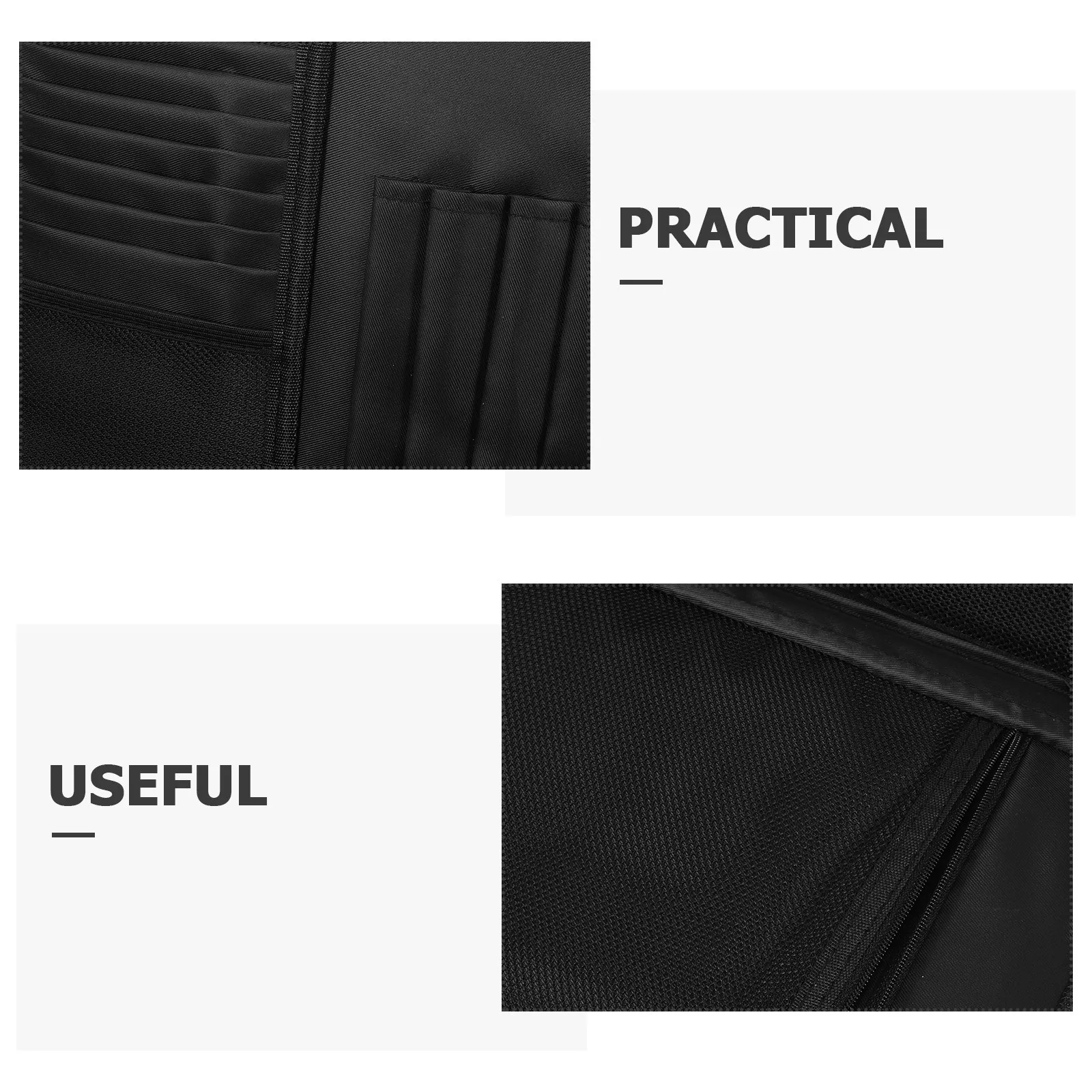 Fireproof Document Box Portable File Organizer 13 Pocket Accordion Folder Lockable Storage Bag for Home Office Travel
