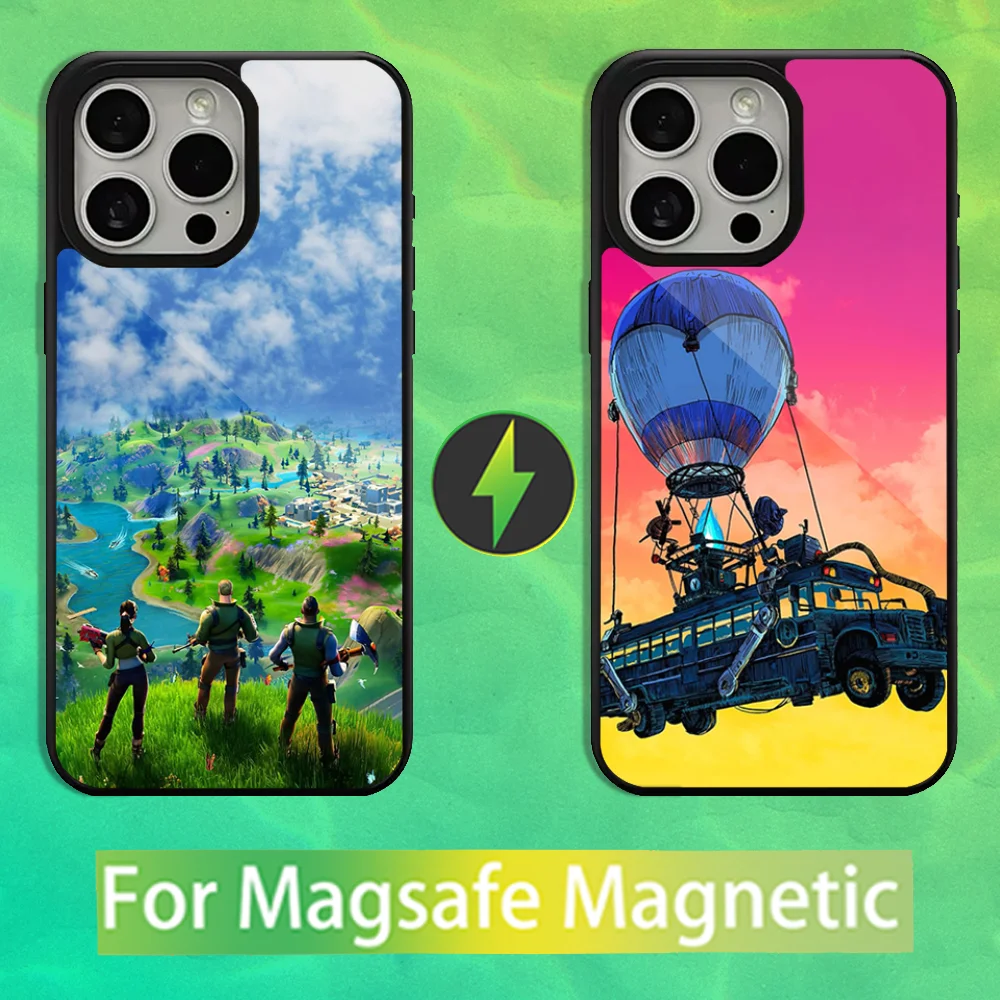 

Cool F-Fortnites Game Phone Case For iPhone 16,15,14,13,12,11,Pro,Max,Plus,Mini,Magsafe,Magnetic Wireless Charging Case