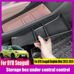 For BYD Seagull Dolphin Mini 2023 2024 Storage box under central control Layered storage box Storage box under armrest box