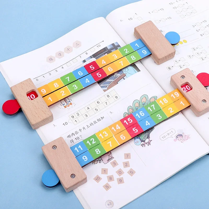 

Math Teaching Aids First Grade Students Early Childhood Education Toys for Children Kindergarten Math Number Decomposition Ruler