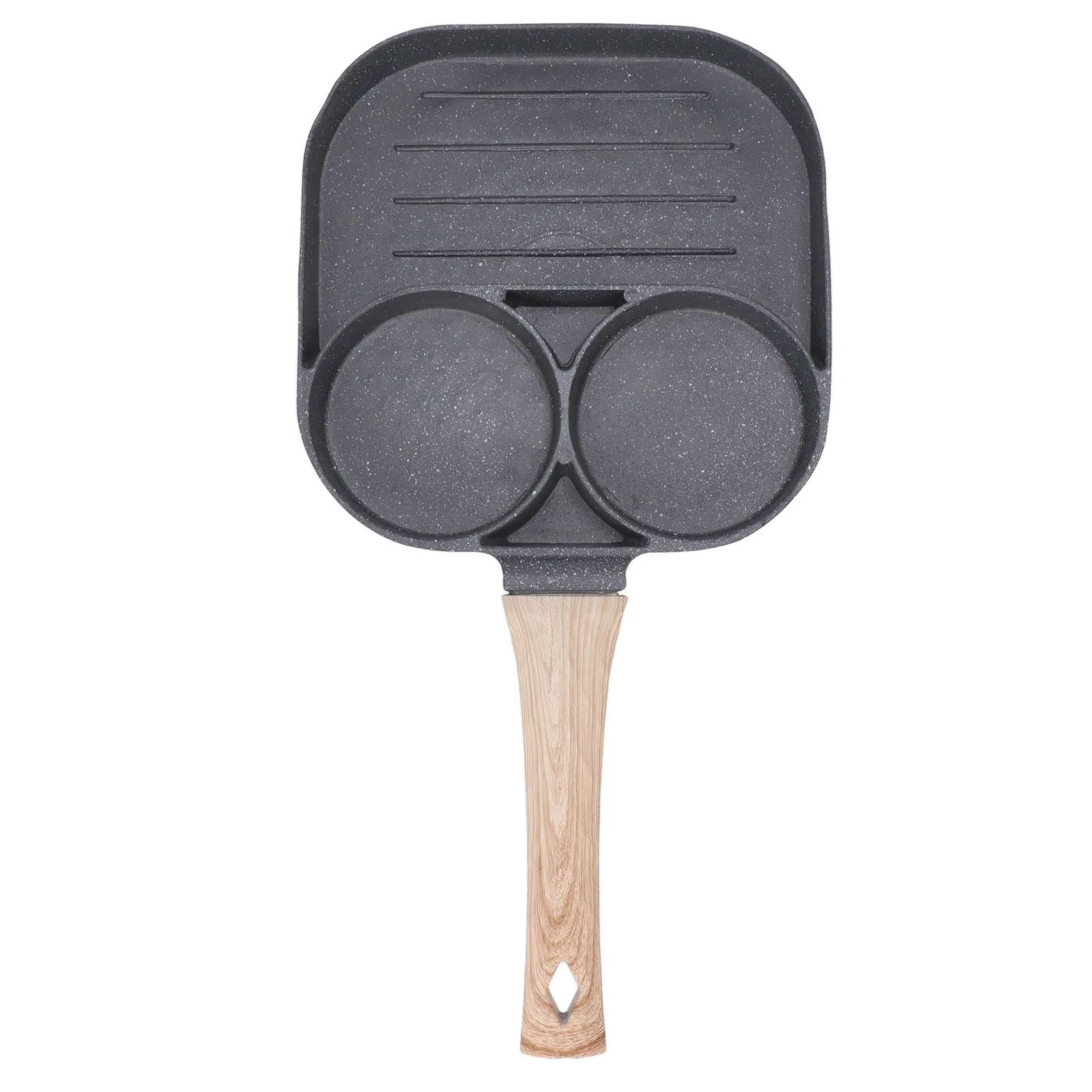 卵調理鍋,傷がつきにくい,朝食スティック,丸いカップ2個,誘導ストーブ用木製ハンドル,お手入れが簡単