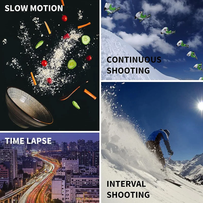 1 Set kamera autofokus Vlog, kamera Video layar lipat 180 ° dengan perbesaran Digital 16X