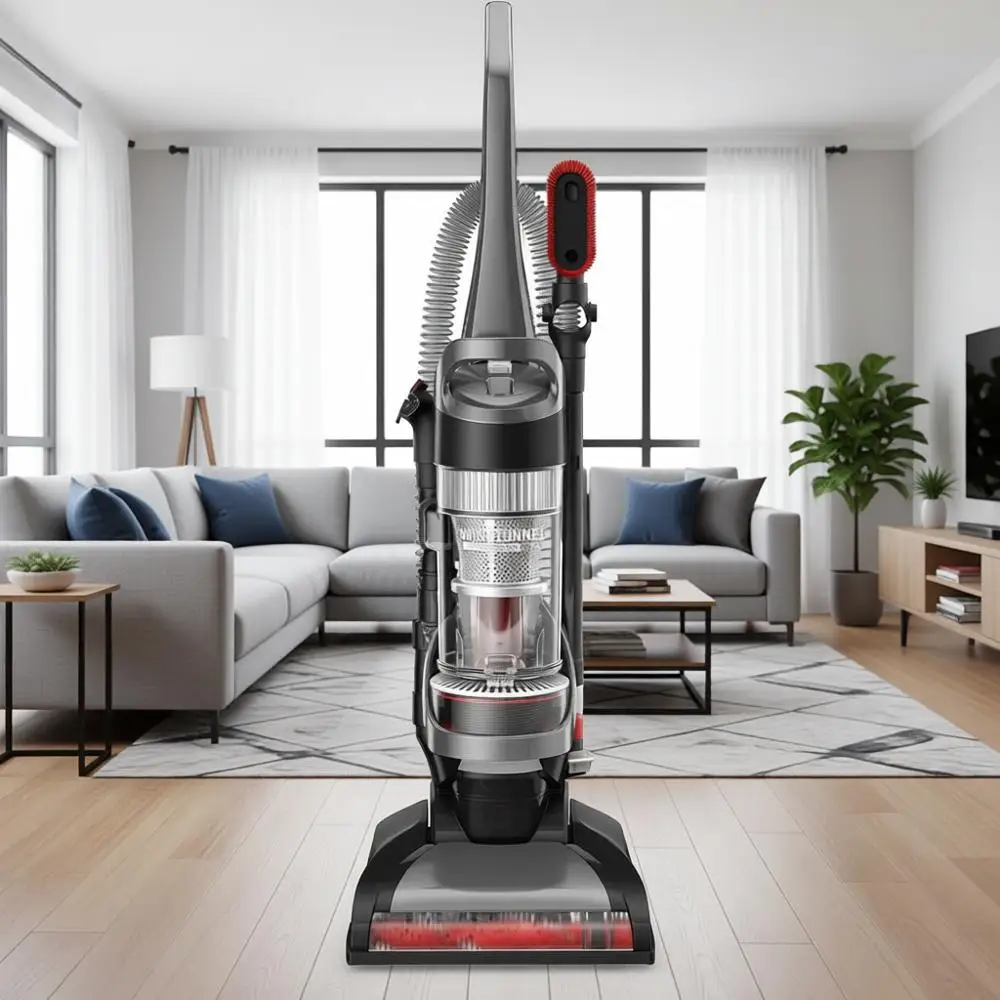 

Пылесос Cord Rewind Pro без мешка для сбора пыли, вертикальный проводной пылесос для ковров и твердых полов, автоматическое сматывание шнура, проводной V-образный пылесос