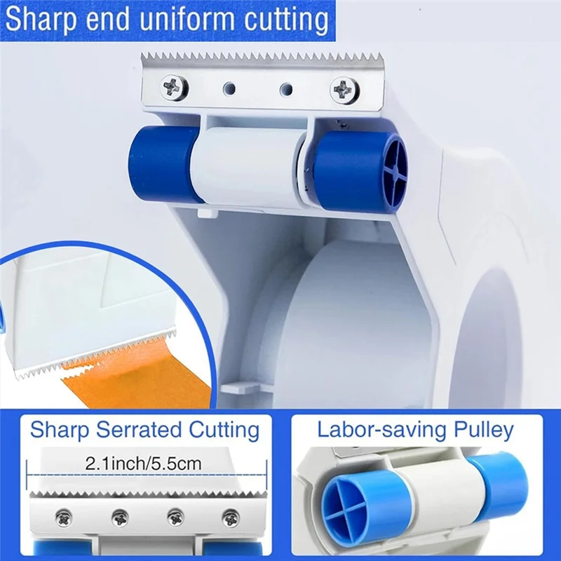 

HRBAJ-6PCS Set Masking Paint Tape Applicator, Painters Tape Applicator Tool With 5 Rolls Trim Paint Tape And Dispenser