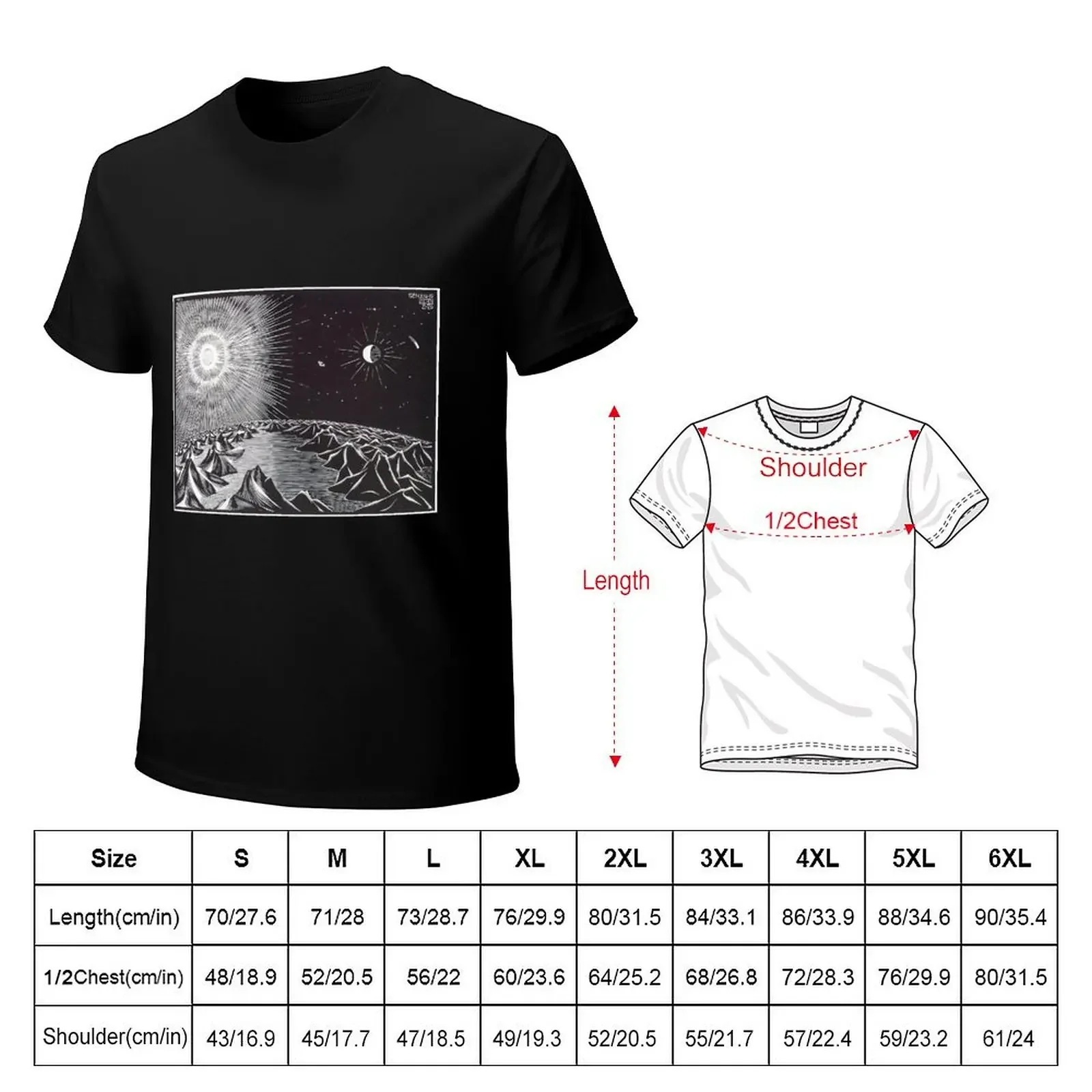 M.C. Escher - The 4th Day of the Creation T-Shirt summer tops cute clothes designer shirts oversized t shirt men