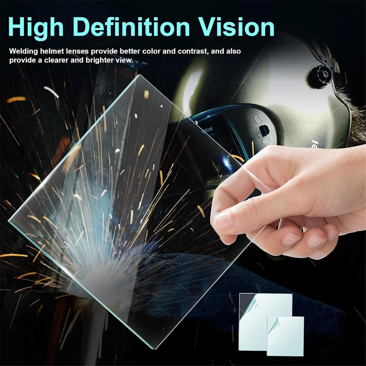 

for Electric Viking Welding Hood Cover 3350 Welding Helmet Lens for Electric Viking Welding Hood Cover Clear Lenses - KP3044-1