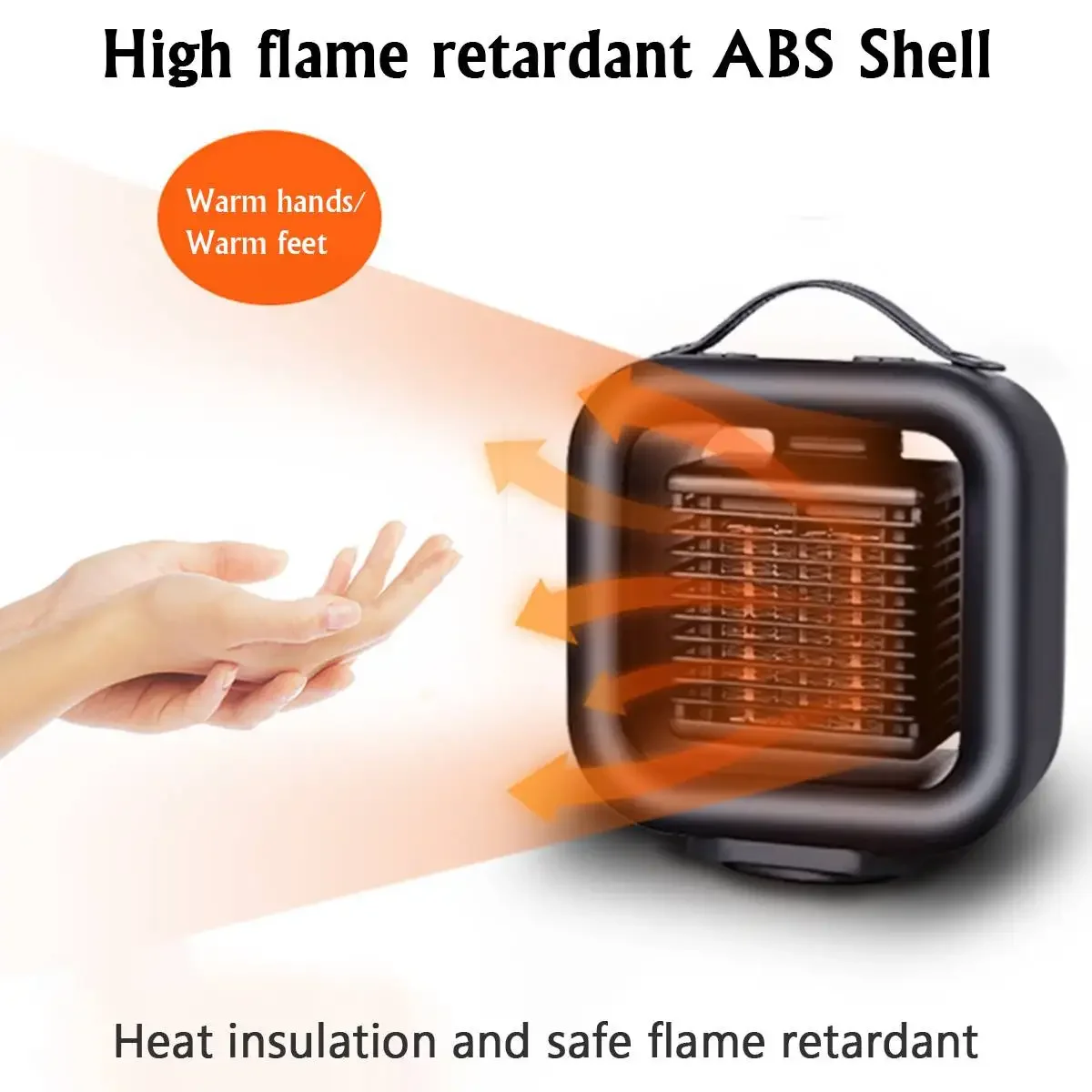 سخان محمول مزدوج الاستخدام ، تسخين وتبريد صغير ، سخان مكتبي للمنزل ، داخلي ، تخييم ، 3 أوضاع ، كهربائي