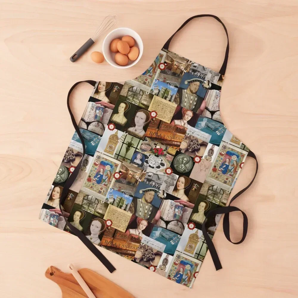 

Anne Boleyn Collage Apron Kitchen Apras Man Camping All For Kitchen And Home Custom Apron