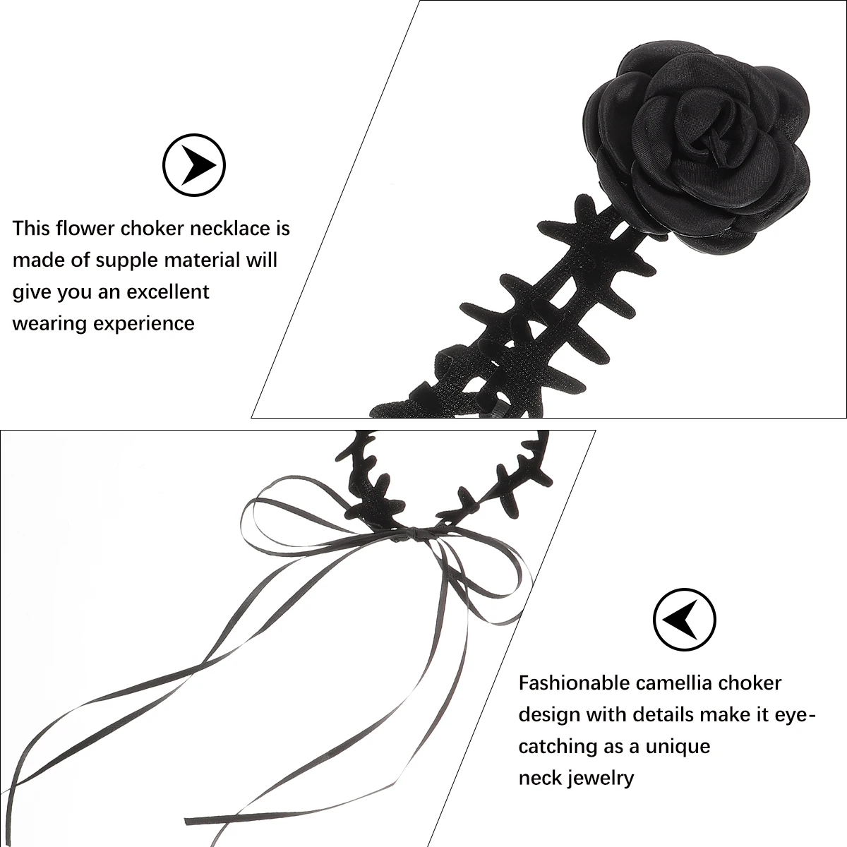 

Flower Necklace Choker Floral Colorful Women's Necklaces Chokers Dainty Jewelry