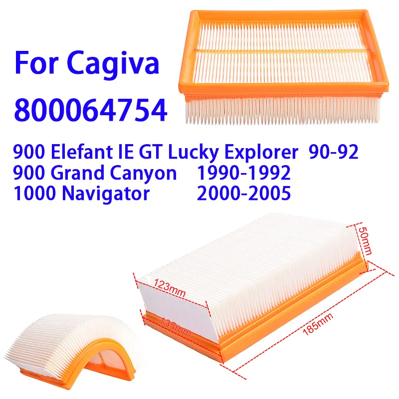 800064754 Motorcycle Air Filter Intake Cleaner For Cagiva 900 Elefant IE GT Explorer Grand Canyon 1990-1992 1000 Navigator 00-05
