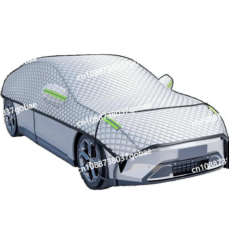 車用サンシェード-ハーフカバー-車用カバー-厚手-日よけ-熱遮断-雨雪対策