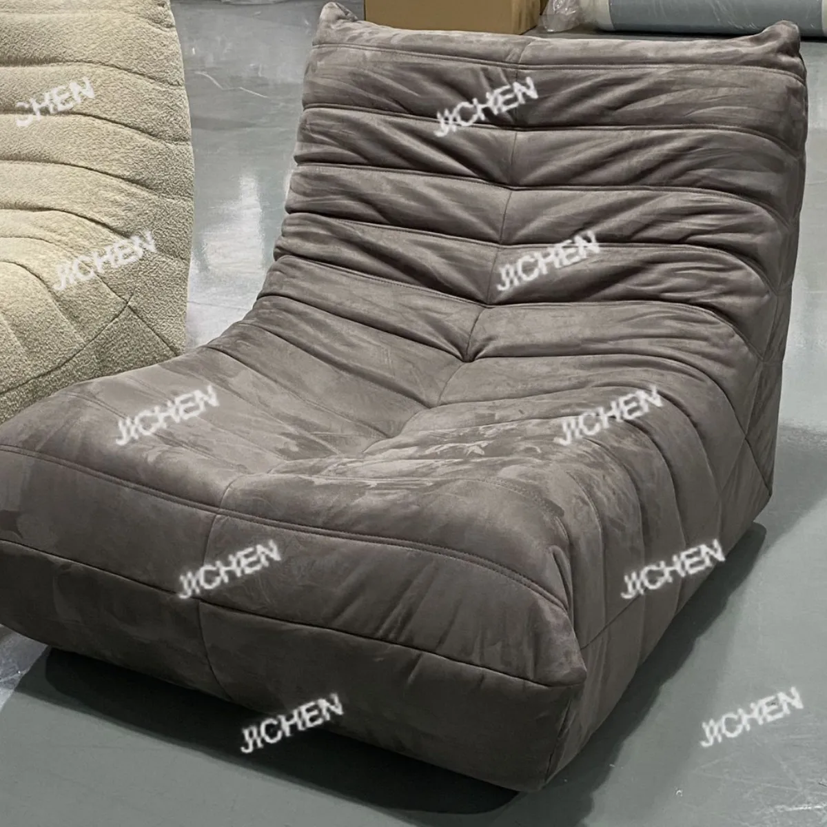 Italian fabric sofa vacuum compression module straight single seat multi-function