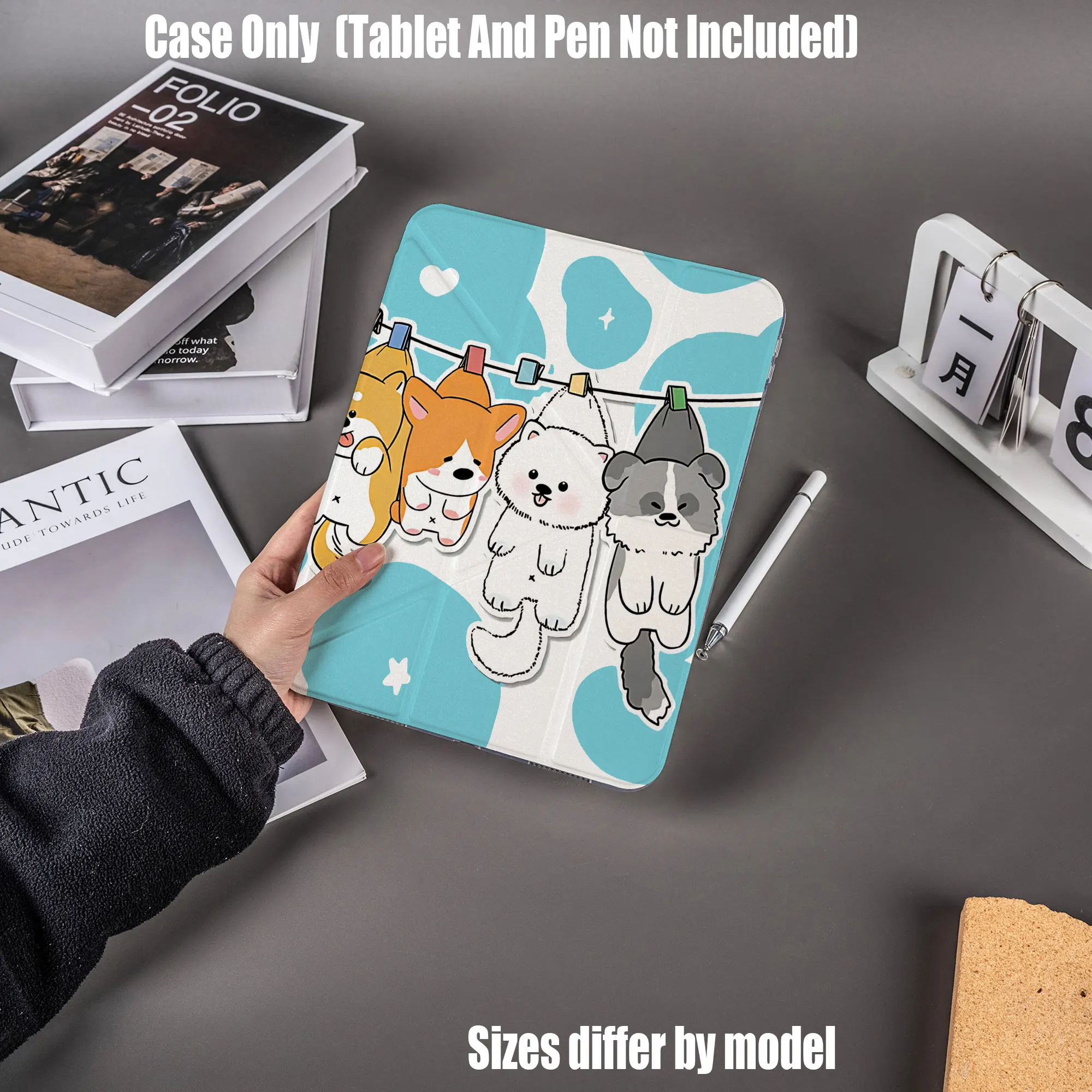 Slim Fit Premium TPU Tablet Cover, Shockproof Durable Lightweight Protective Case for iPad Samsung Huawei Honor Redmi Xiaomi