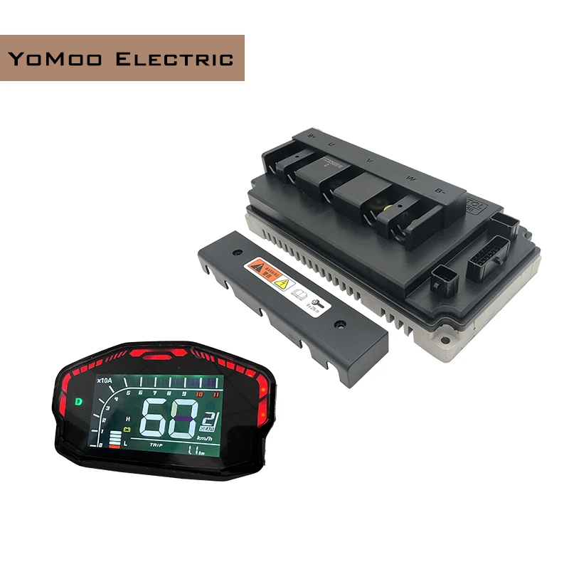 

VOTOL EM150 EM-150 EM150S 72V 160A 3KW-4KW BLDC PMSM Sine Wave Controller With DKD Display For Electric Motorcycle Dirt Bike