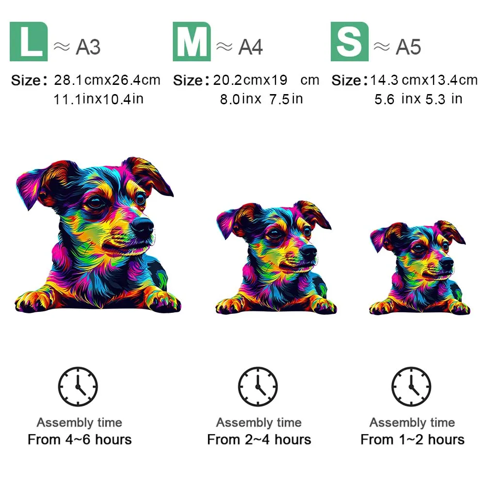 صندوق هدايا خشبي على شكل جرو هدية رائعة على شكل حيوان غير منتظم هدية فريدة من نوعها للبالغين