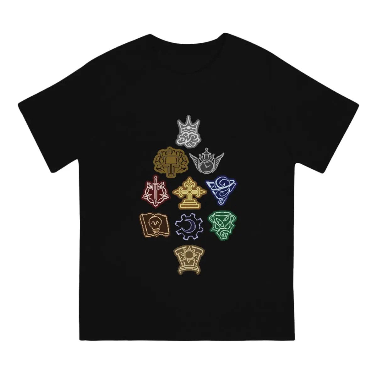 Men's Floor Symbol Pixels T Shirt Lobotomy Corporation Clothes Leisure Short Sleeve Crewneck Tees Summer T-Shirts