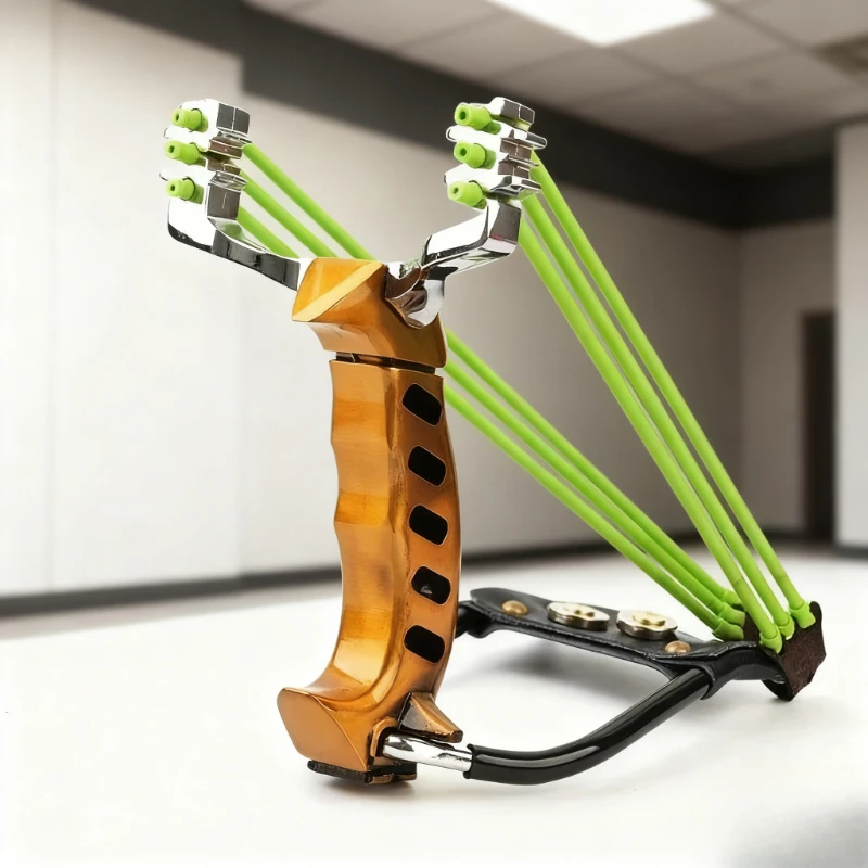 مرونة المهنية الدقة المعدنية مقلاع قوي عالية مقلاع الصيد في الهواء الطلق اطلاق النار حزمة الصيد الملحقات #4