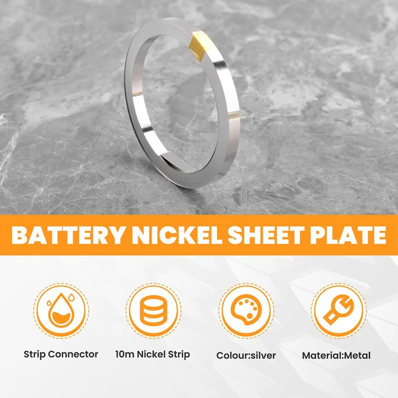 10M 18650 Li-แบตเตอรี่นิกเกิลแผ่นเหล็กชุบนิกเกิลเข็มขัด Strip Connector จุดเชื่อมเครื่อง