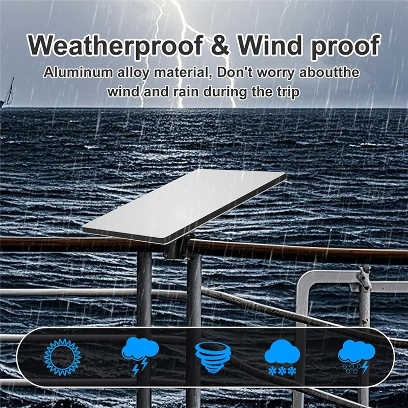 

AWAH Roof Rack Mount For Starlink Mini Dish 1/4 Mount For Rv Ladder Signal Receiving Accessories