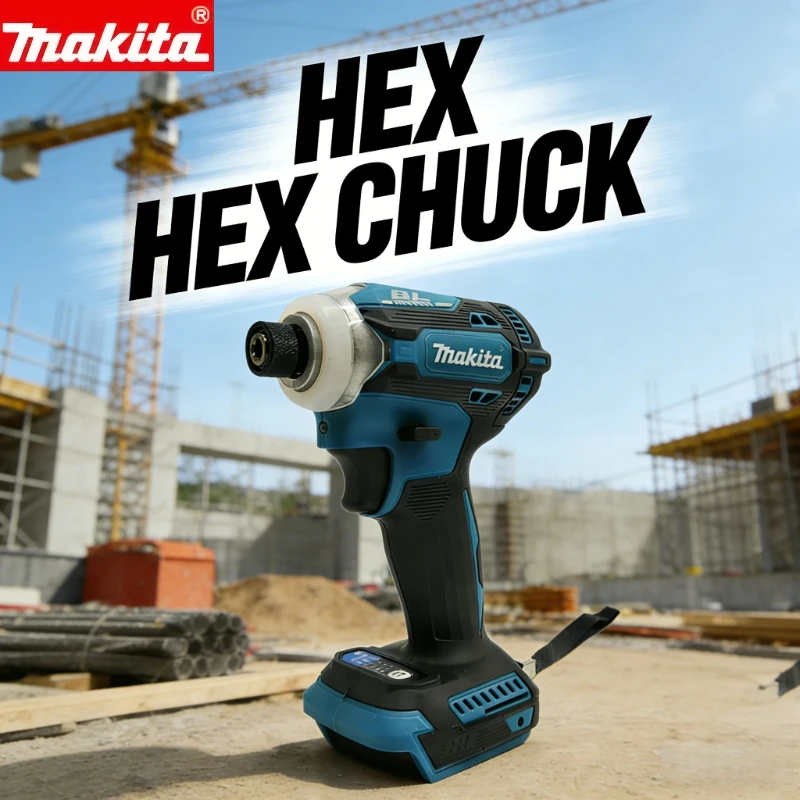 

Бесщеточный ударный шуруповерт Makita DTD171, аккумуляторный, без АКБ и ЗУ, 18В, электроинструмент Makita