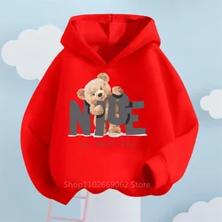 Bear-Licious Hoodie For Kids! Trendy Sweatshirt, 2024 Outdoor Gear For 3-14 Yr Old Boys & Girls