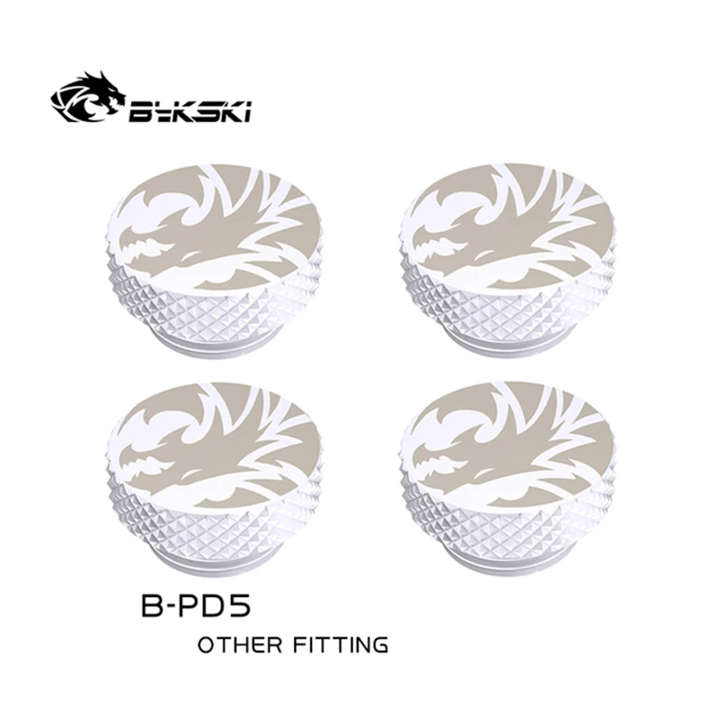 4Pcs Bykski B-PD5 Boutique Frost Dragon , Multiple Color , G1/4