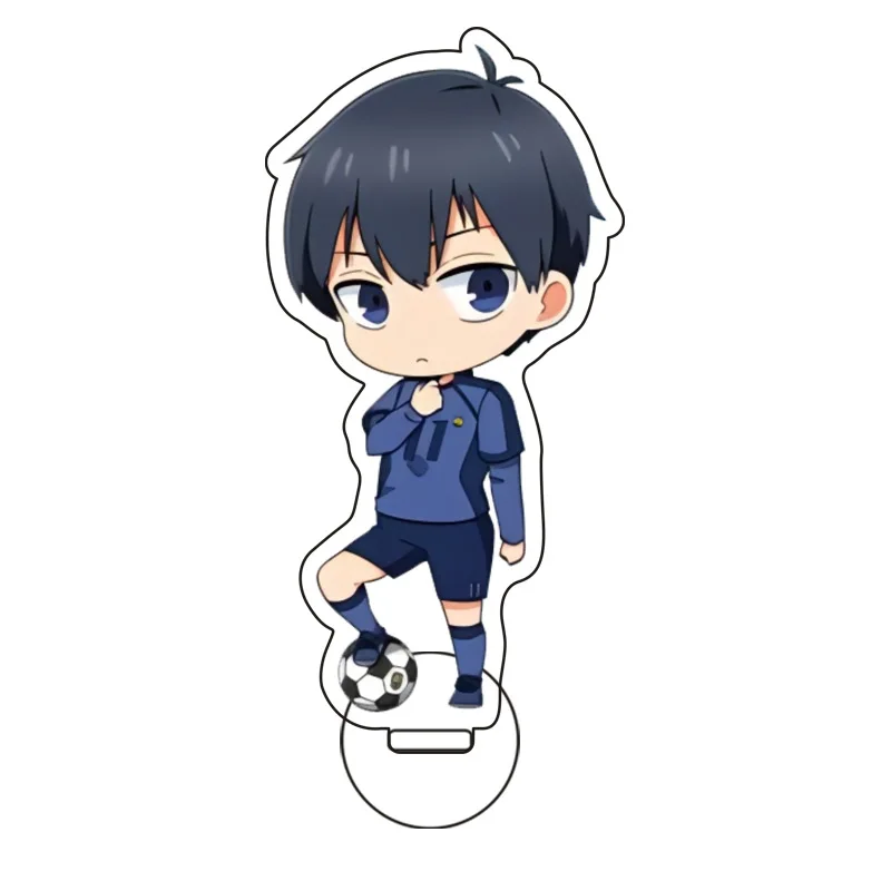 10CM BLUE LOCK Anime Figures Cosplay Acrylic Double-Sided Stands Model New Creative Desk Decor Cute Standing Sign Toys Fans Gift