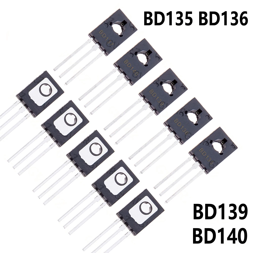 10/20/50/100PCS TO-126 BD135 BD136 BD137 BD139 BD140 TO-126