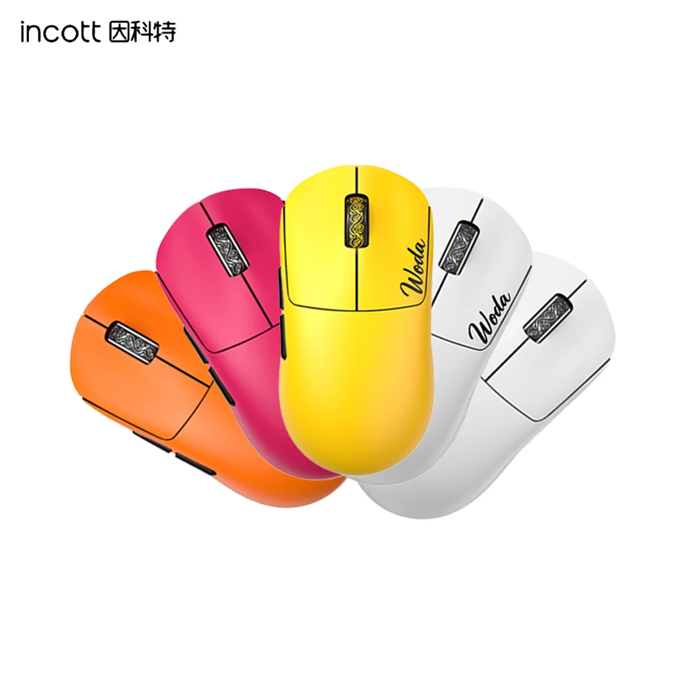 

Incott G23 V2 Pro Tri Mode PAW3395/3950 Беспроводная геймерская мышь с горячей заменой 8K Офисные эргономичные легкие игровые аксессуары Подарки