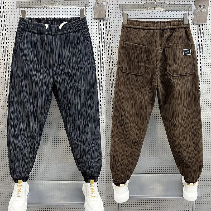 Spring and Autumn Loose Harem Pants for Men 2024 Spring Casual Elastic Cuffs Men Clothing Harem Trousers Joggers Baggy Pants