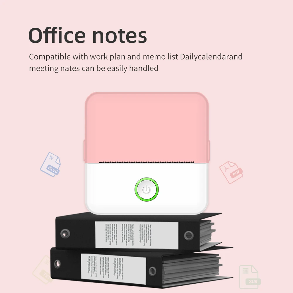 Mini Printer HD Portable Label Thermal Endurance Bluetooth Printer for Student Error Title Note Wrong Pocket Inkless Printing image 5