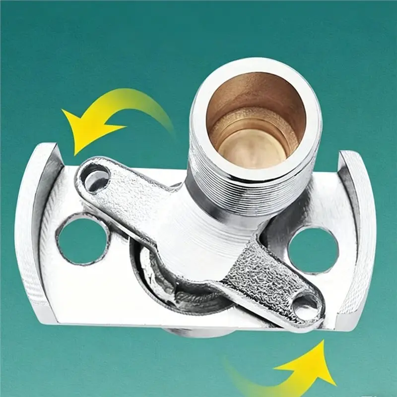 AC88-Copper Wall Mount Clawfoot Tub Adapter For Adjustable Water Inlet