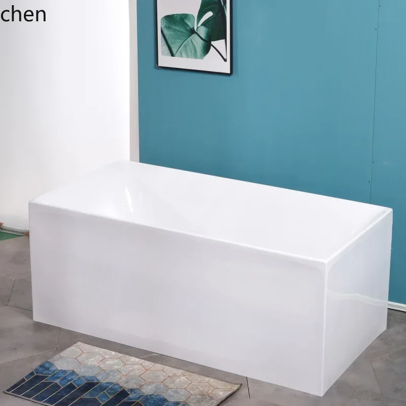 b18-- Adult Batub Acrylic Seamless Integrated Thin Edge Installation-Free Freestanding Batub Factory Direct Sale