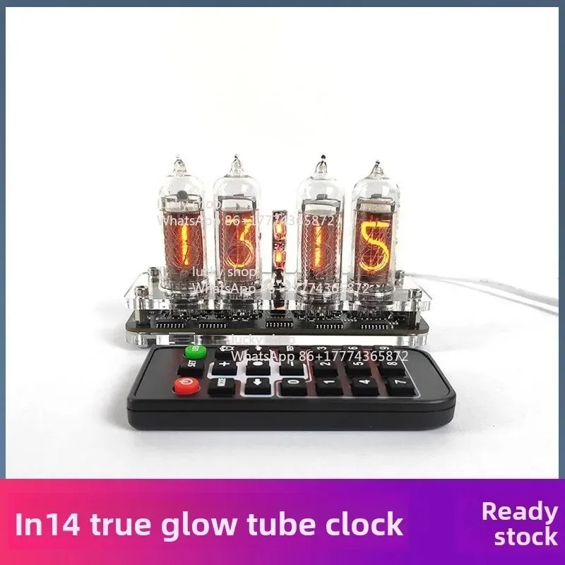 

Vintage, Steampunk 4-Bit IN14 True Glow Tube Clock