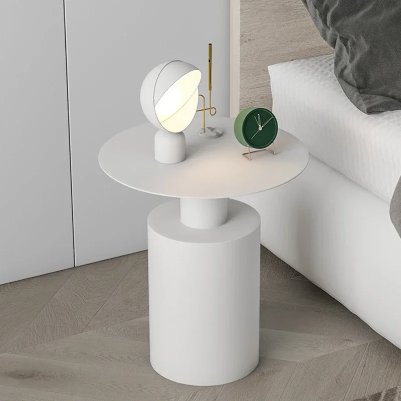 

Minimalist Nightstand ModernSpace Saving White Bedside Table Luxury Cute Mesitas De Noche Bedroom Furniture