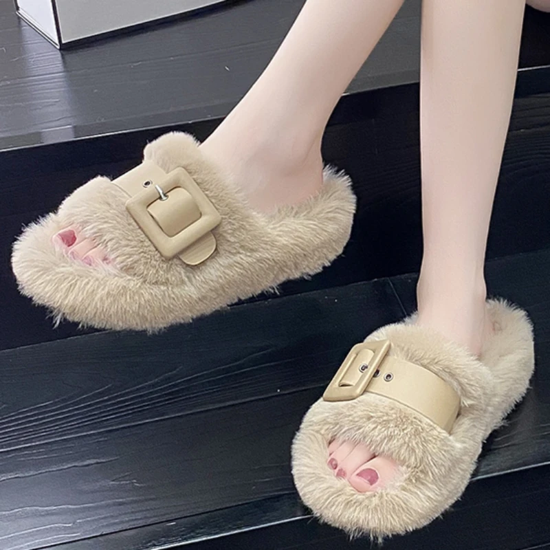 New Hot Sale Shoes for Outside Slippers Women 2023 Platform Ladies Shoes Solid Color Increased Height Non-Slip Women’s Slippers