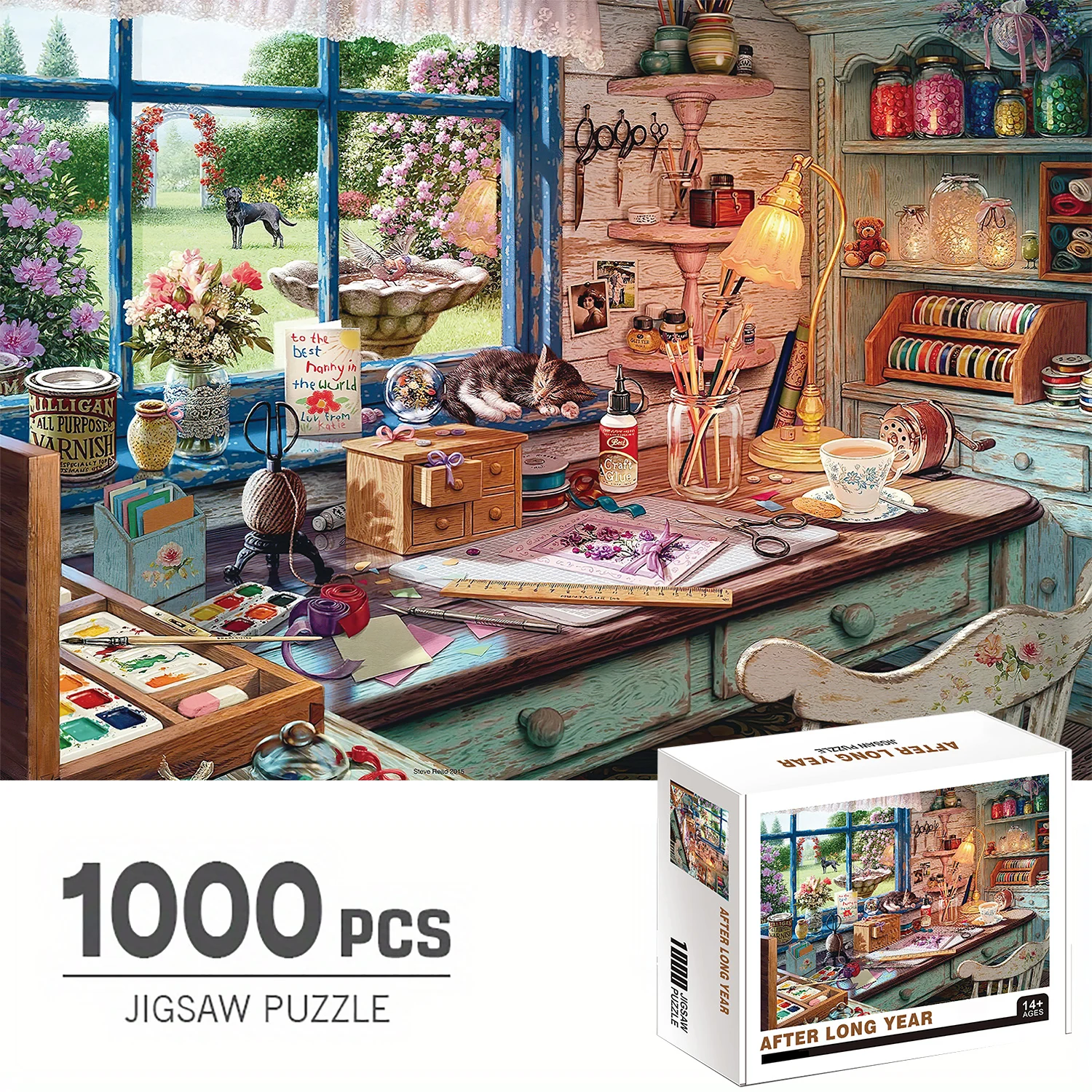 

1000 Pieces Jigsaw Puzzles, After Long Year, Adults Large Puzzle Toys Gift Intellectual Decompressing Fun Family Game