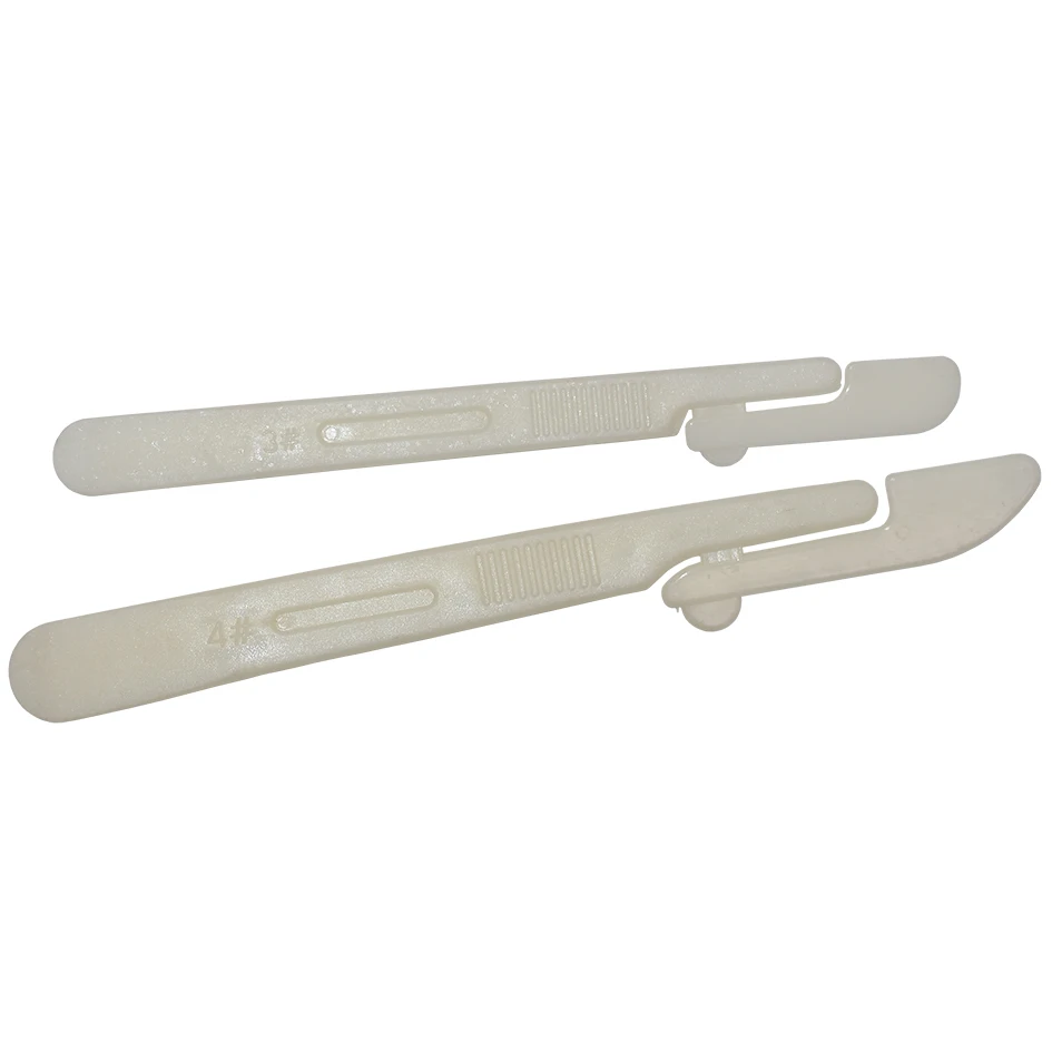 

Disposable 3# 4# Plastic Scalpel Handle Operating Knife Blade Holder Surgical Knife Handle DIY Hand Tools