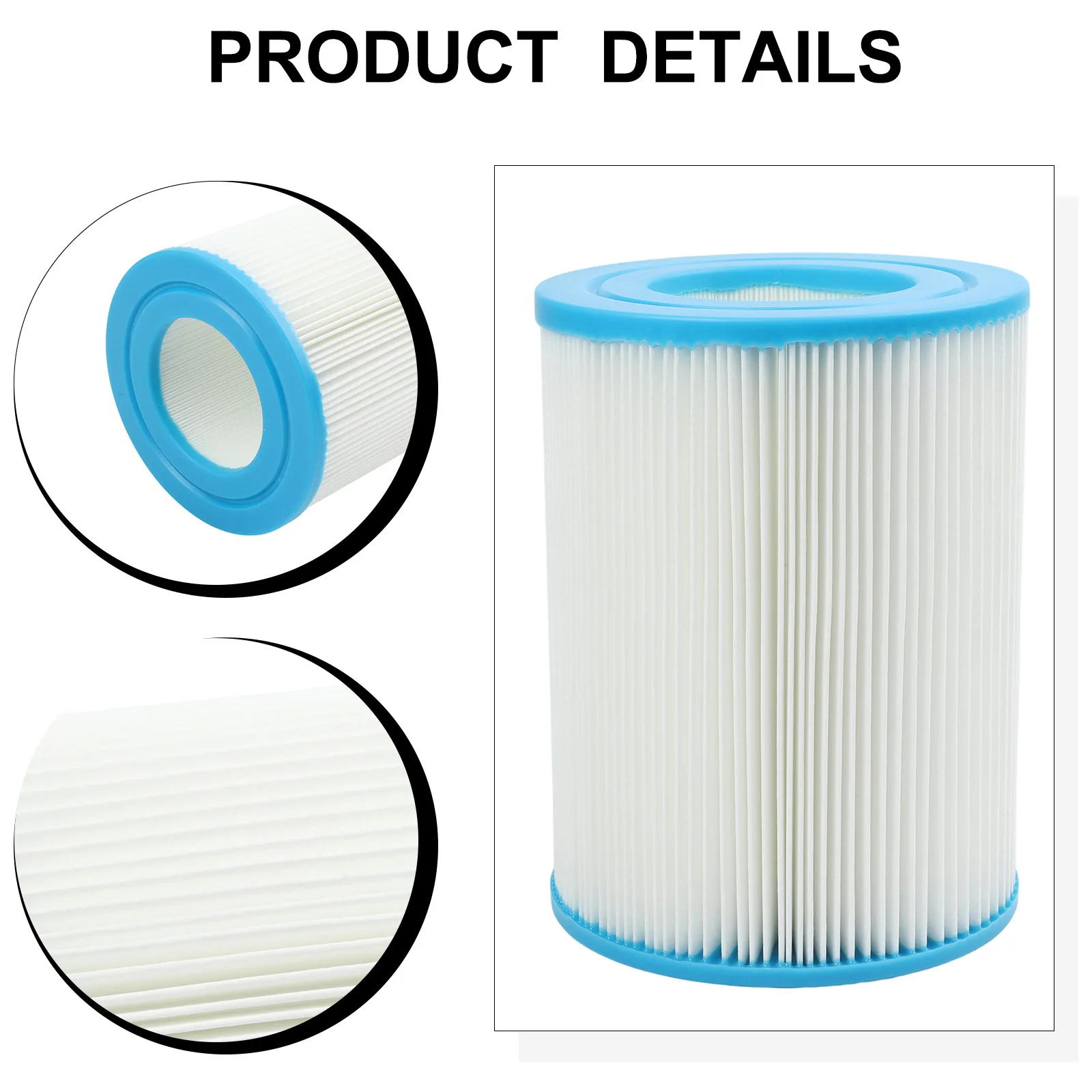 Pool Filter Cartridge For PDM28 461273 White PET Replacement Element Swimming Spa Water Cleaning Maintenance Tool