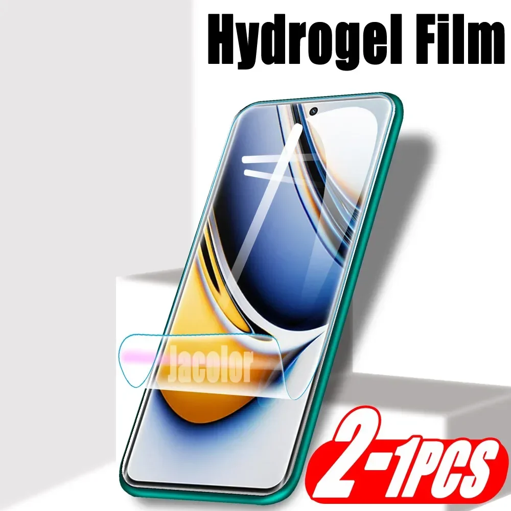 

1-2PCS Front Hydrogel Film For Oppo Realme 11 10 9 Pro Plus Screen Protector Watery Soft Protection For Oppo Realme 11Pro 10Pro