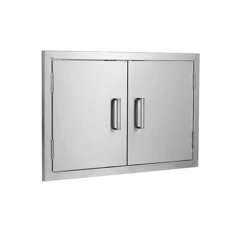 Outdoor Kitchen Furniture Door Stainless Steel SS 304 Metal Cabinetry Cabinets