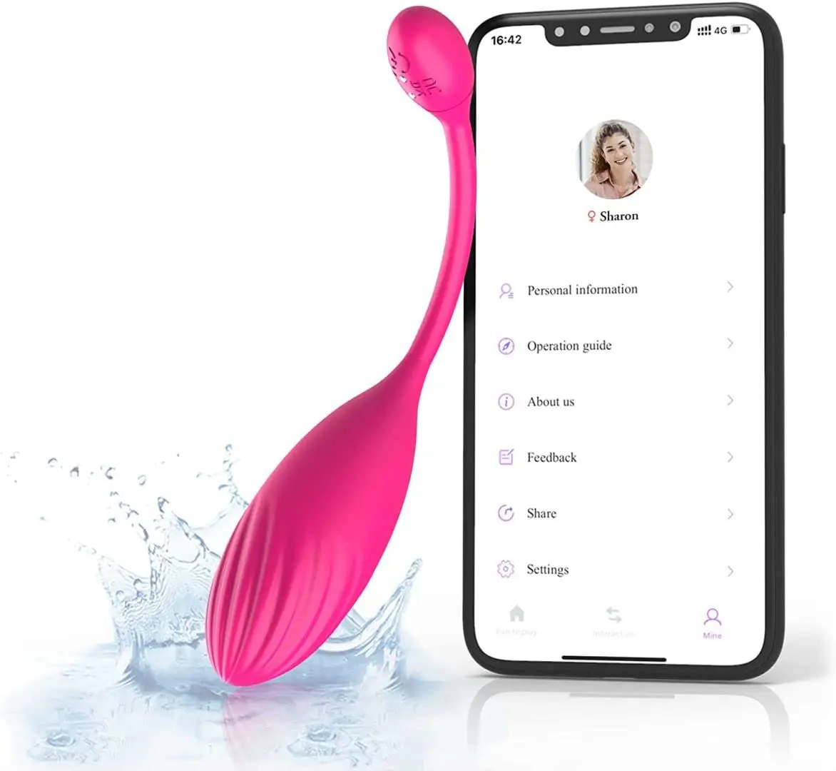 Kugel vibrator, App-Steuerung Frauen tragbarer Vibrations messer, Mini-Ei-Vibrator-Kugel, weibliches vibrierendes Ball-Sexspielzeug, Paar geschenk a