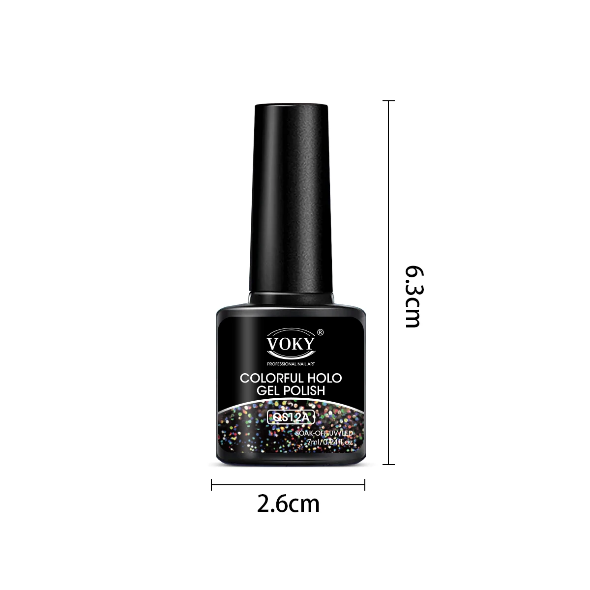 VOKY 3PCS Color Gel Laser Effect Bright UV LED Lakier do paznokci do klejenia paznokci, idealny do oszałamiającej pielęgnacji paznokci na wiosnę i lato