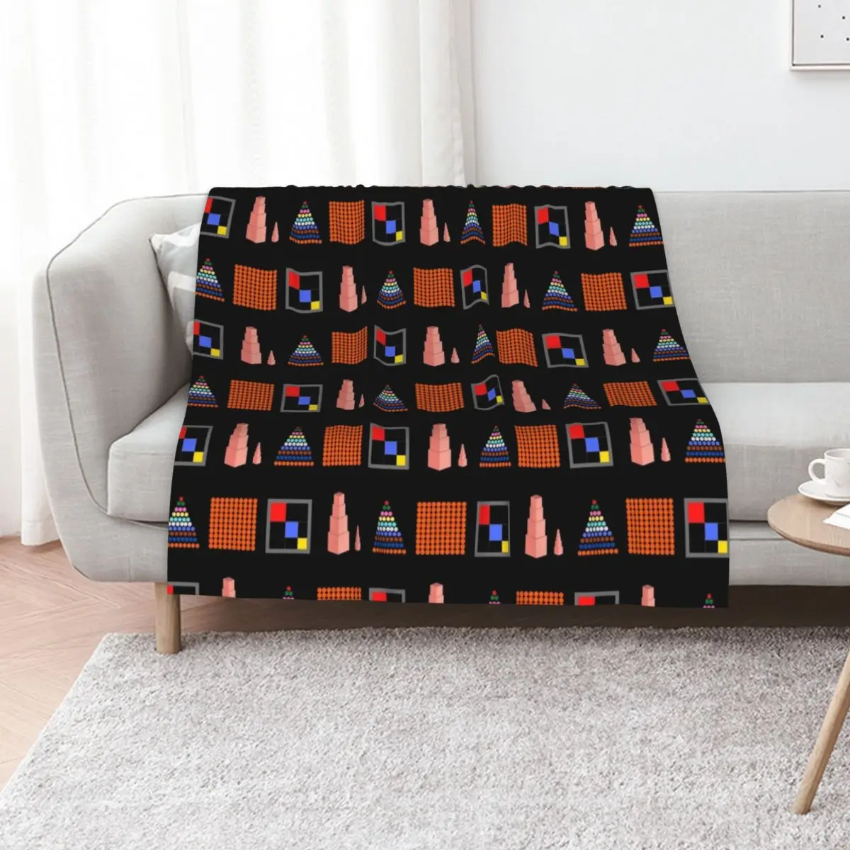 Montessori kid Throw Blanket Bed linens Luxury Designer Shaggy Hairy Giant Sofa Decorative Sofa Blankets