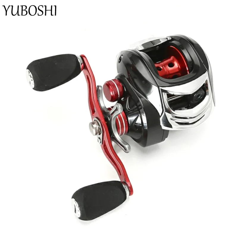 

High Quality Mechanical Side Cover 8kg Max Drag Waterproof Baitcasting Wheel Gear Ratio 7.1:1 Metal Spool Fishing Reel