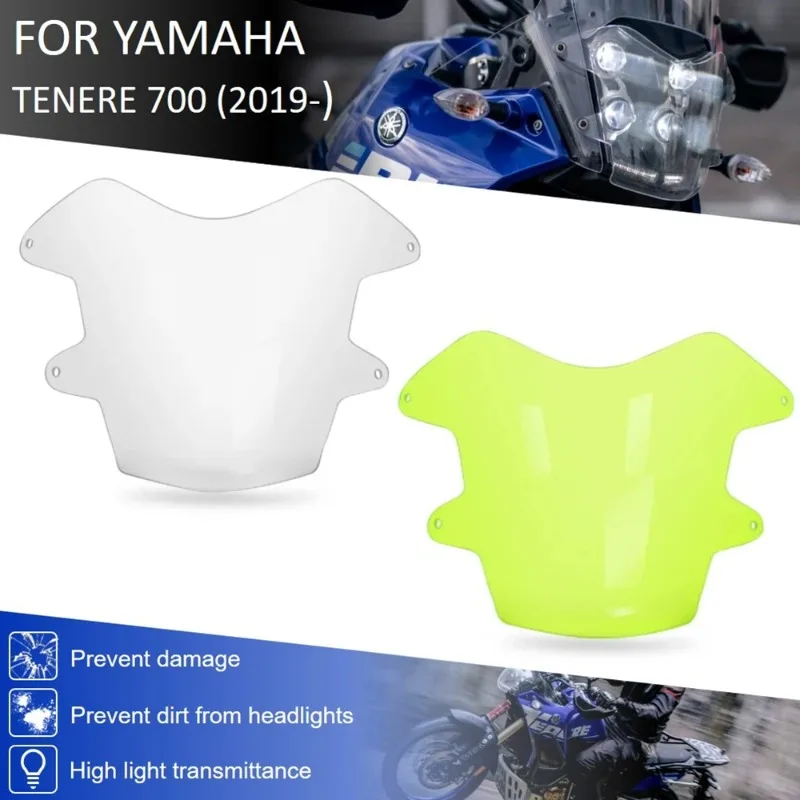 

Защитная акриловая накладка на фару для мотоцикла YAMAHA Tenere 700 Tenere700 XT700Z 2019-