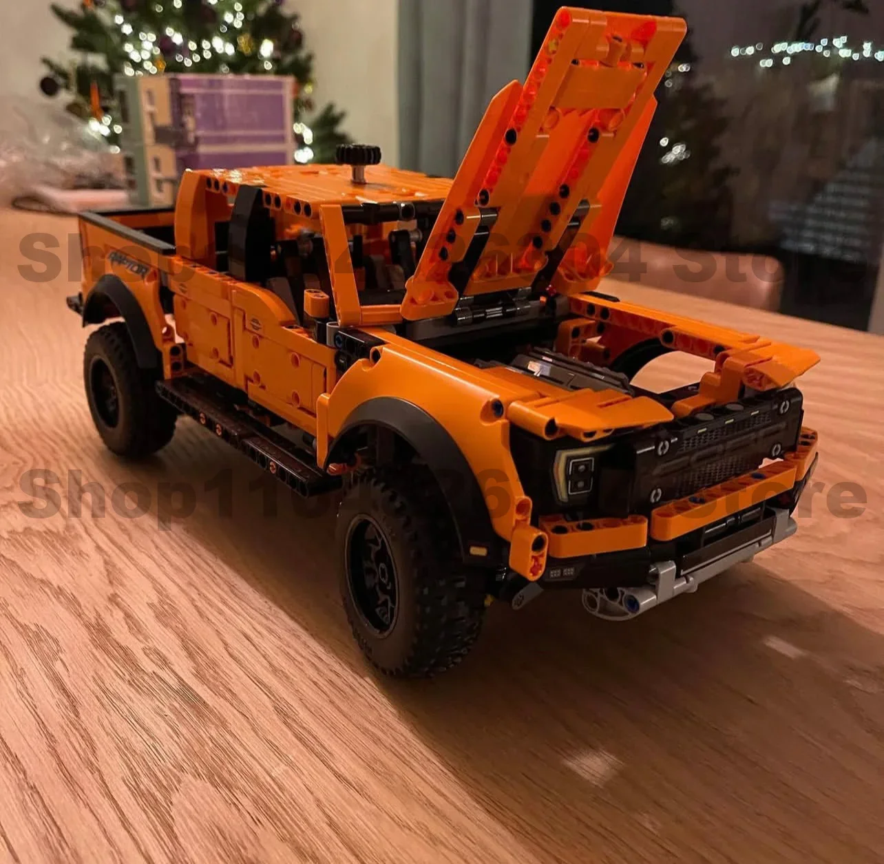 2025 New1379PCS Tech: 10 F-150 شاحنة سيارة كتل التقاط الطوب على الطرق الوعرة MOC 42126 تجميع لعبة للأطفال الصبي هدايا عيد اللعب #3