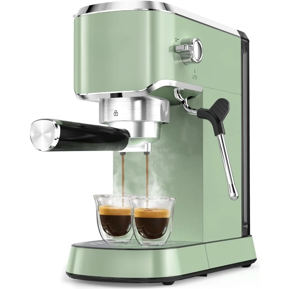 

Coffee Maker with Milk Frother Steam Wand, Perfect Temperature, Stable Steam Control, Espresso Coffee Machine