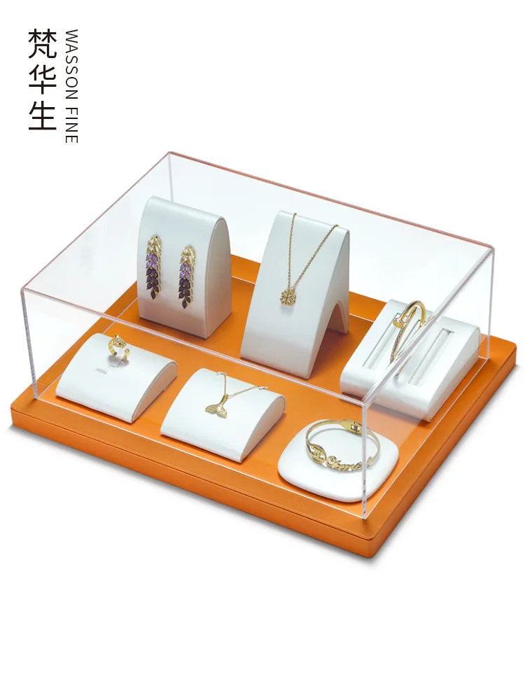 Jewelry display counter props jewelry display rack necklace earrings bracelet ring tray live broadcast